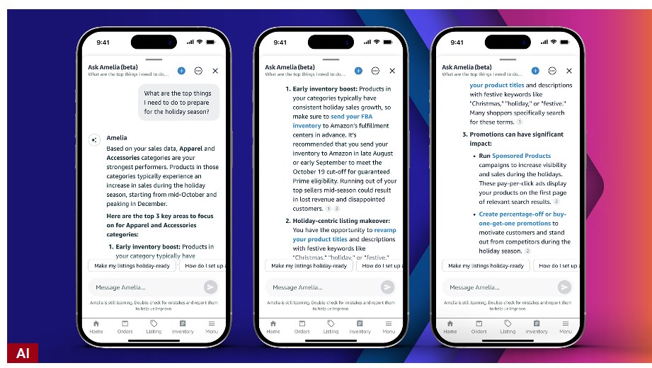 亚马逊生成式AI版图再扩张! 重磅推出电商AI助手Amelia  第1张